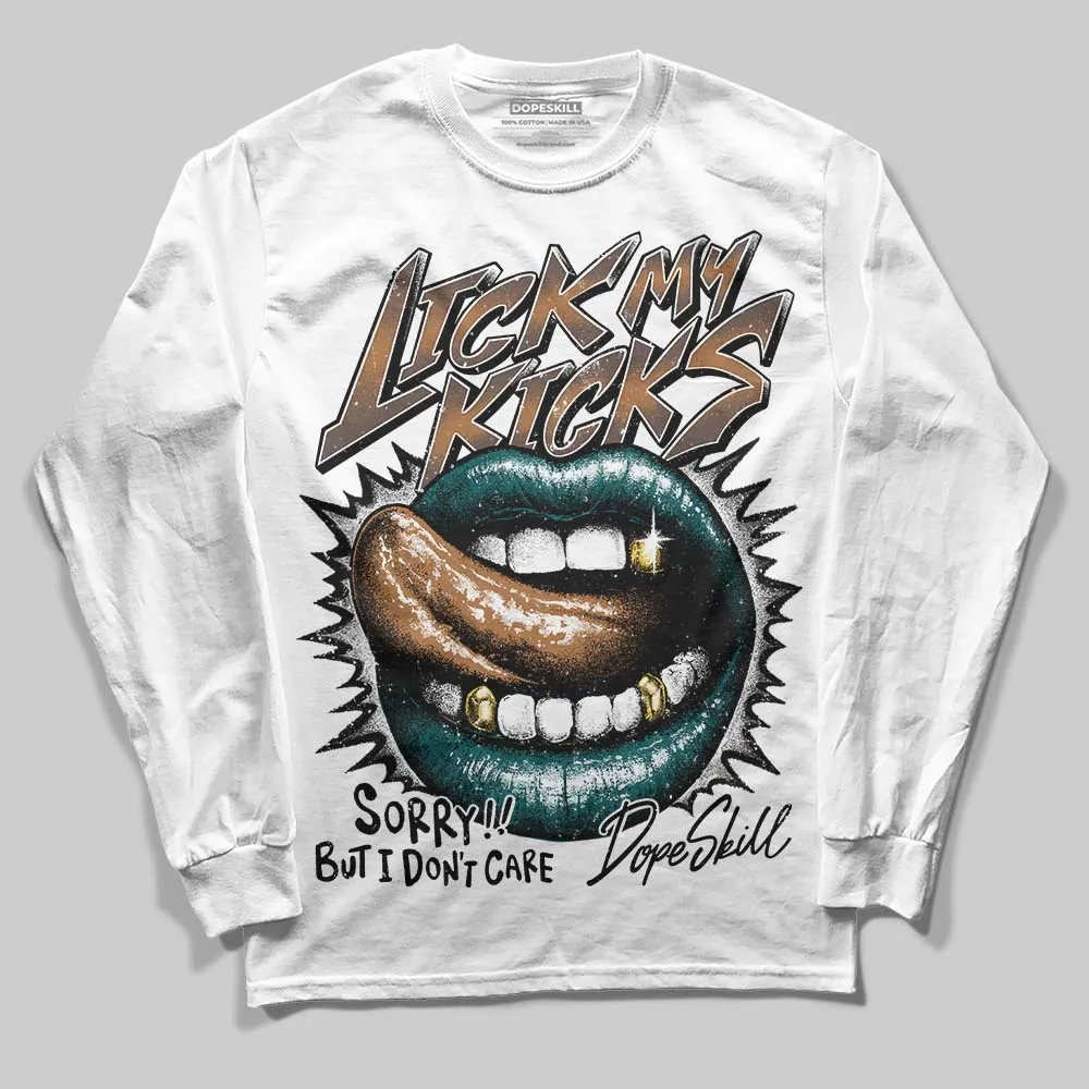 Samba Leopard Pack Collegiate Green DopeSkill Long Sleeve T-Shirt Lick My Kicks Graphic sold by DopeSkill product image thumbnail 2