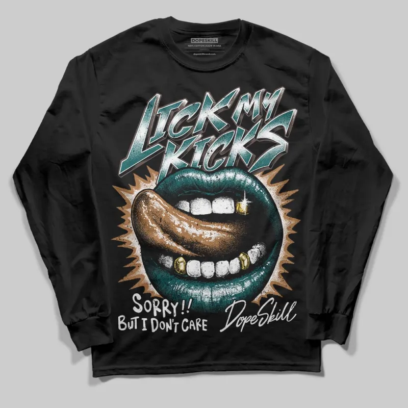 Samba Leopard Pack Collegiate Green DopeSkill Long Sleeve T-Shirt Lick My Kicks Graphic sold by DopeSkill