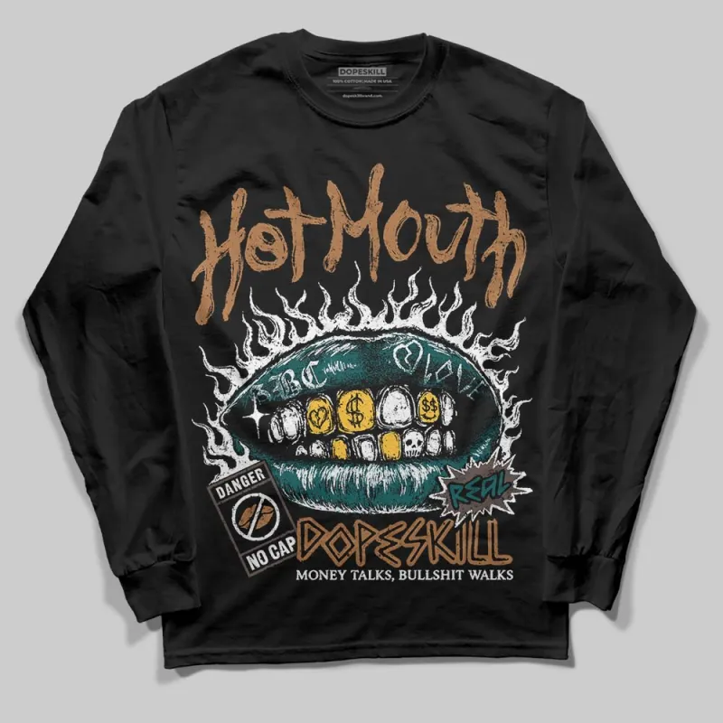 Samba Leopard Pack Collegiate Green DopeSkill Long Sleeve T-Shirt Hot Mouth Graphic sold by DopeSkill