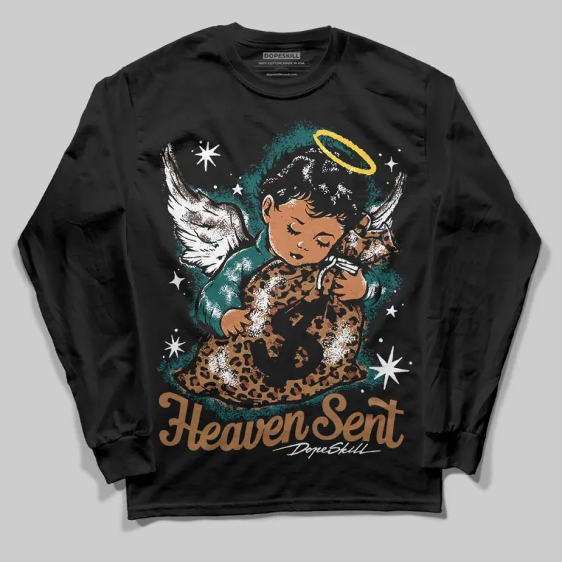 Samba Leopard Pack Collegiate Green DopeSkill Long Sleeve T-Shirt Heaven Sent Graphic sold by DopeSkill