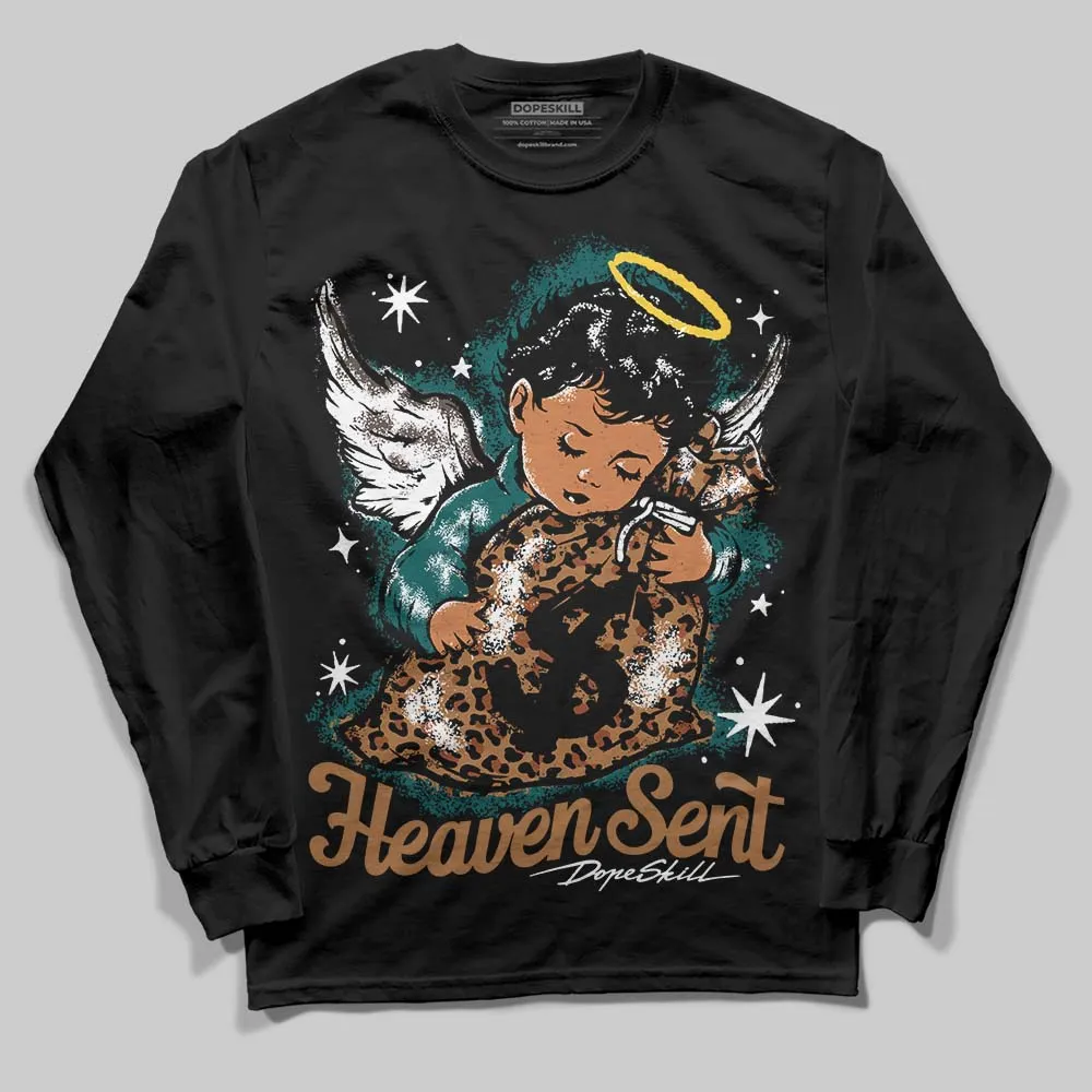 Samba Leopard Pack Collegiate Green DopeSkill Long Sleeve T-Shirt Heaven Sent Graphic sold by DopeSkill