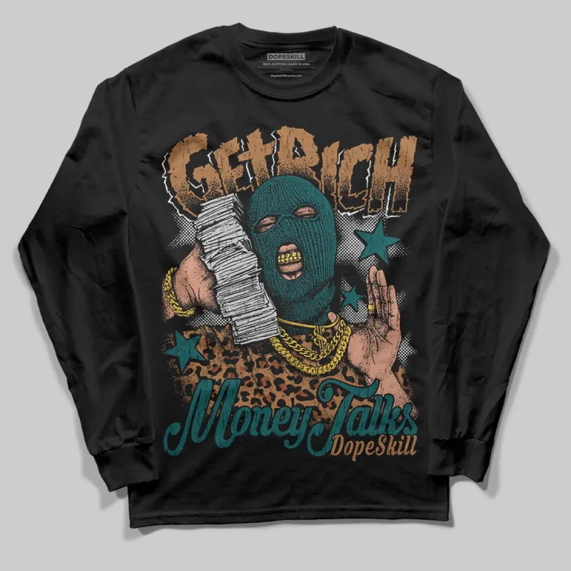Samba Leopard Pack Collegiate Green DopeSkill Long Sleeve T-Shirt Get Rich Graphic sold by DopeSkill