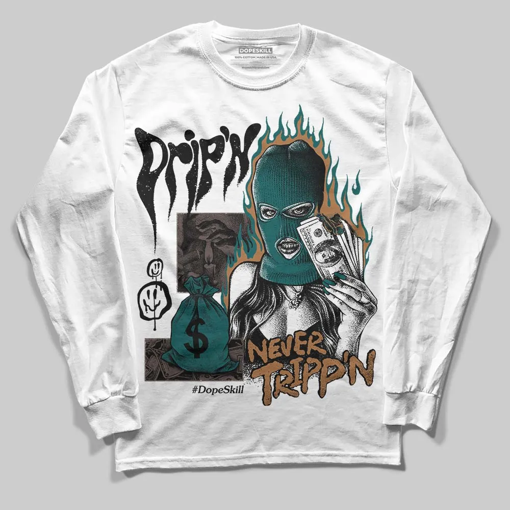 Samba Leopard Pack Collegiate Green DopeSkill Long Sleeve T-Shirt Drip'n Never Tripp'n Graphic sold by DopeSkill product image thumbnail 2