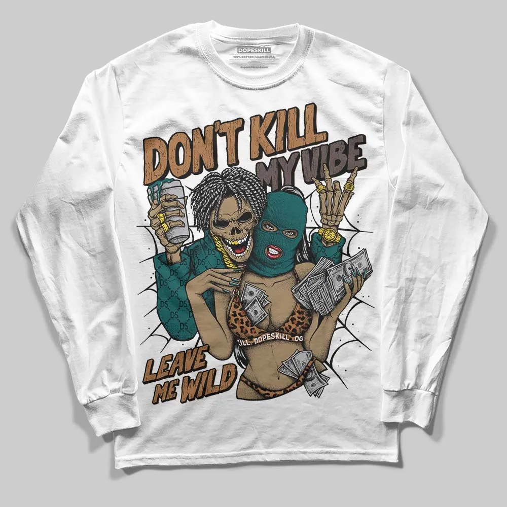 Samba Leopard Pack Collegiate Green DopeSkill Long Sleeve T-Shirt Don't Kill My Vibe Graphic sold by DopeSkill product image thumbnail 2