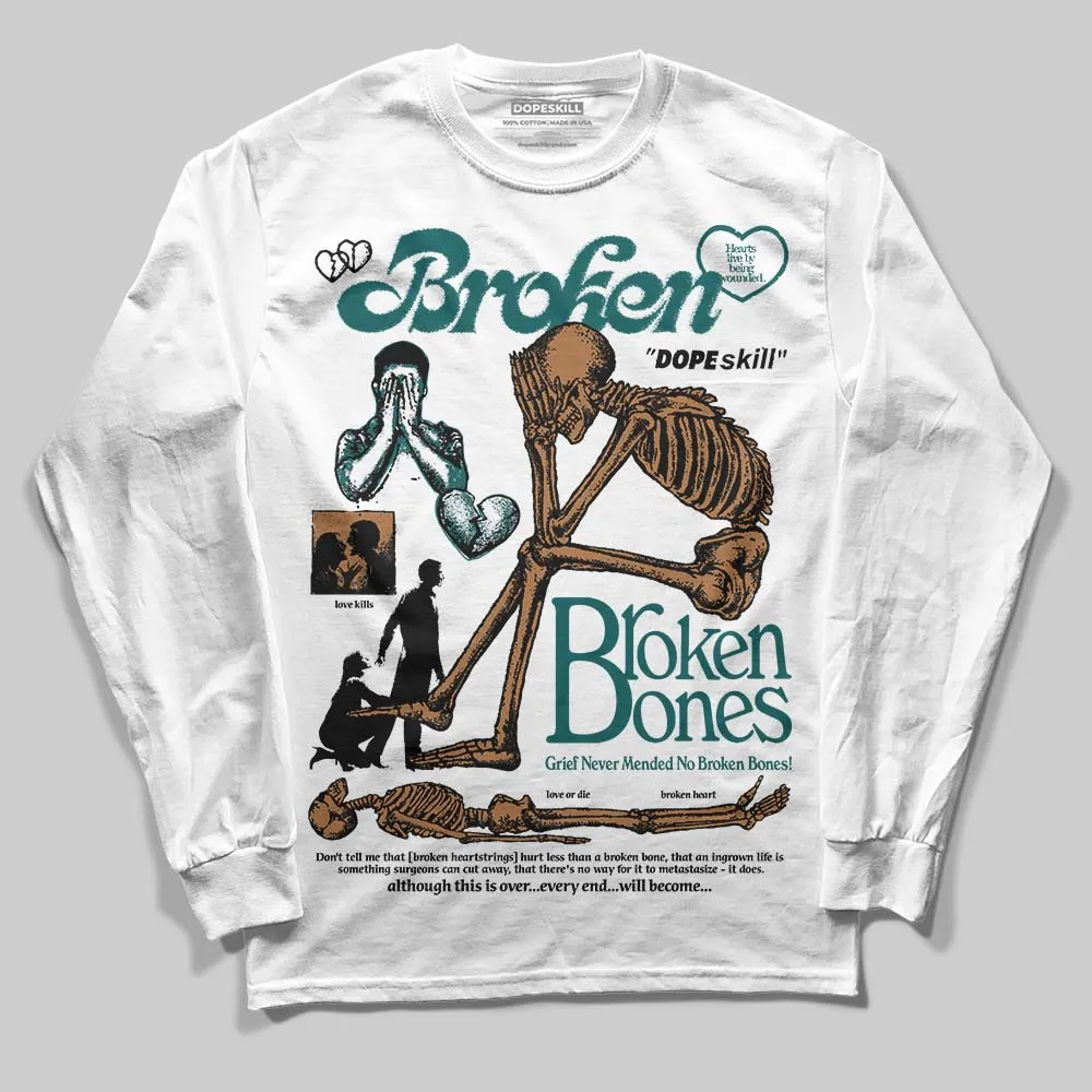 Samba Leopard Pack Collegiate Green DopeSkill Long Sleeve T-Shirt Broken Bones Graphic sold by DopeSkill product image thumbnail 2