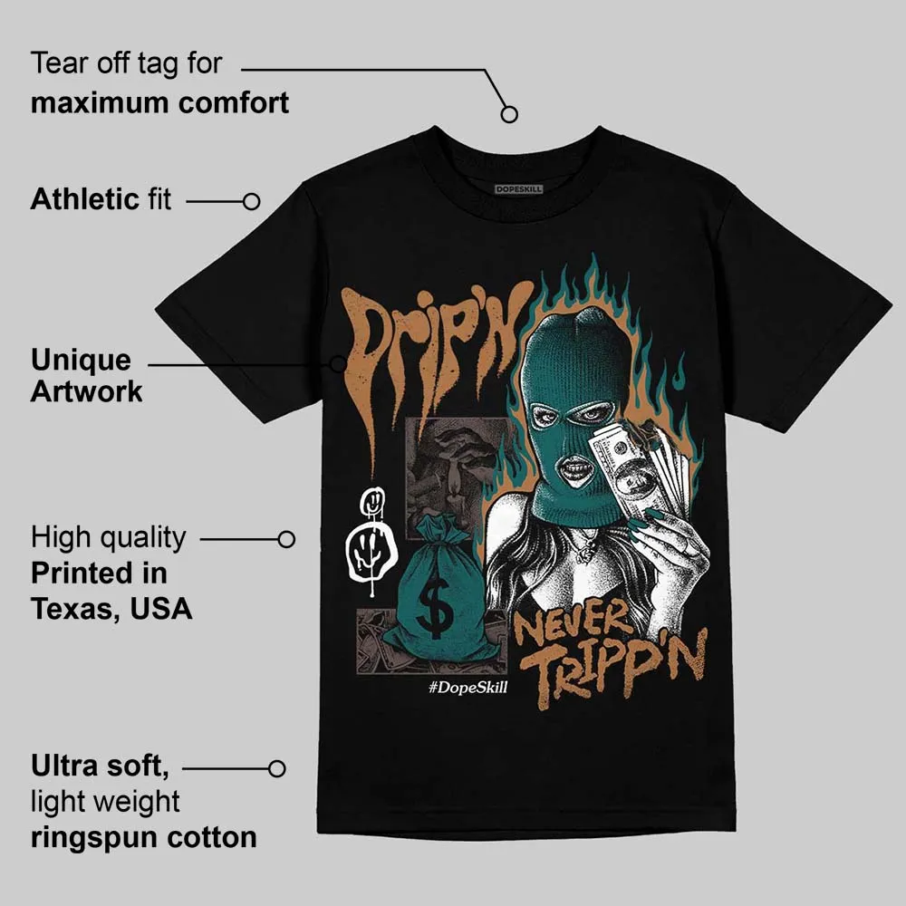 Samba Leopard Pack Collegiate Green DopeSkill T-Shirt Drip'n Never Tripp'n Graphic sold by DopeSkill product image thumbnail 3