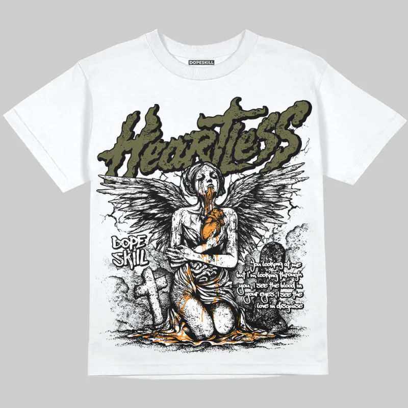 Olive 5s DopeSkill Oversize Print T-Shirt Heartless Graphic made by DopeSkill