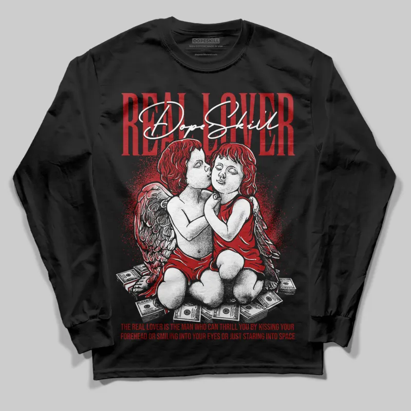 Flu Game 12s DopeSkill Long Sleeve T-Shirt Real Lover Graphic sold by DopeSkill