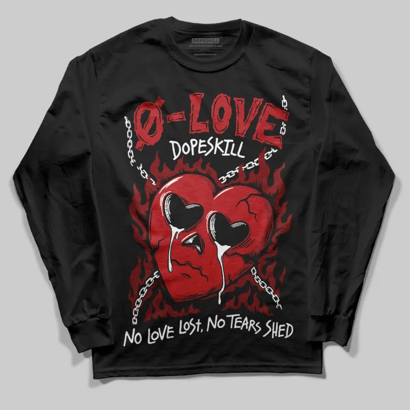 Flu Game 12s DopeSkill Long Sleeve T-Shirt Crying Heart Graphic sold by DopeSkill