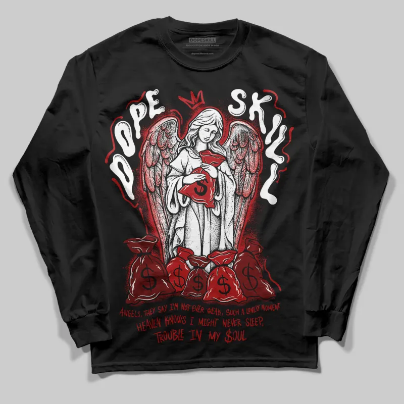 Flu Game 12s DopeSkill Long Sleeve T-Shirt Angels Graphic sold by DopeSkill