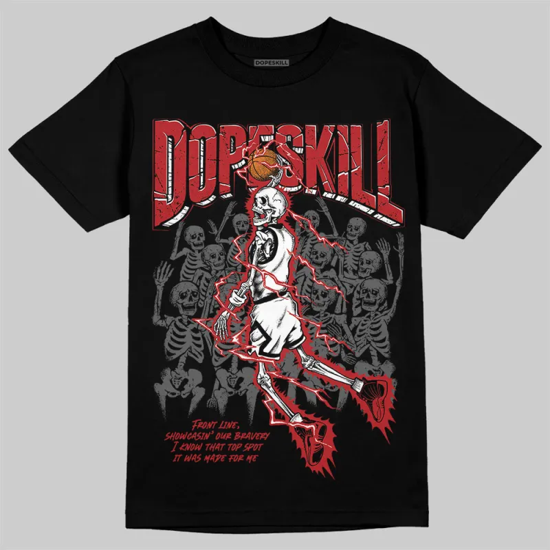 Flu Game 12s DopeSkill T-Shirt Thunder Dunk Graphic sold by DopeSkill