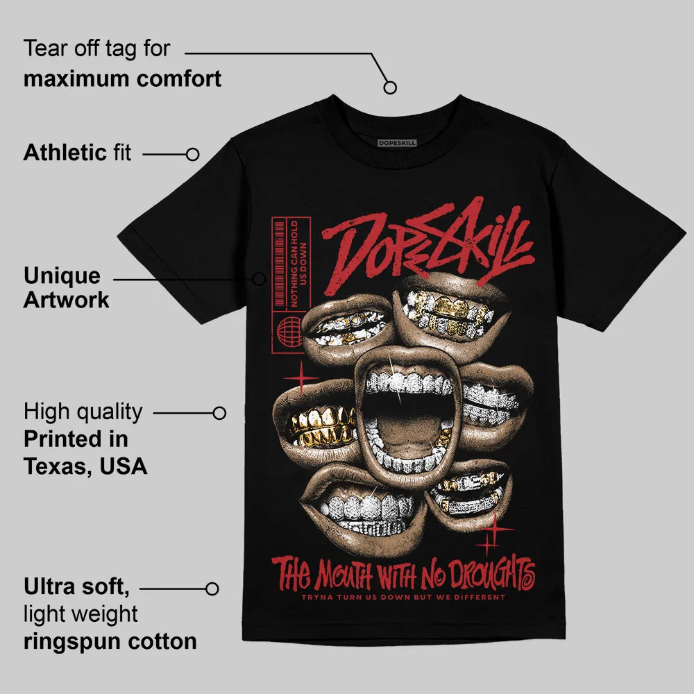 Flu Game 12s DopeSkill T-Shirt The Mouth With No Droughts Graphic sold by DopeSkill product image thumbnail 3