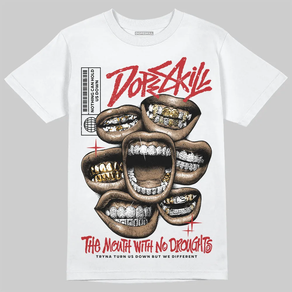 Flu Game 12s DopeSkill T-Shirt The Mouth With No Droughts Graphic sold by DopeSkill product image thumbnail 2