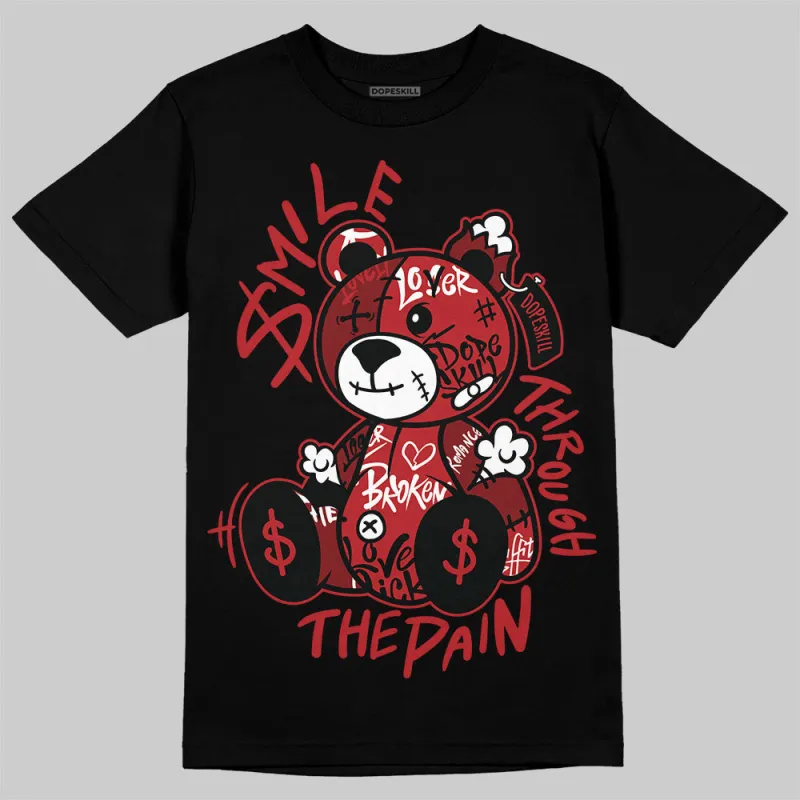 Flu Game 12s DopeSkill T-Shirt Smile Through The Pain Graphic sold by DopeSkill