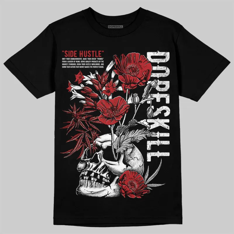 Flu Game 12s DopeSkill T-Shirt Side Hustle Graphic sold by DopeSkill