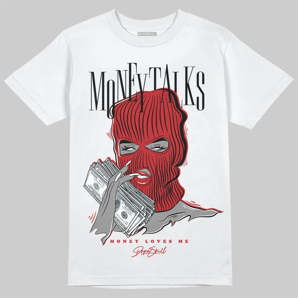 Flu Game 12s DopeSkill T-Shirt Money Talks Graphic sold by DopeSkill product image thumbnail 2