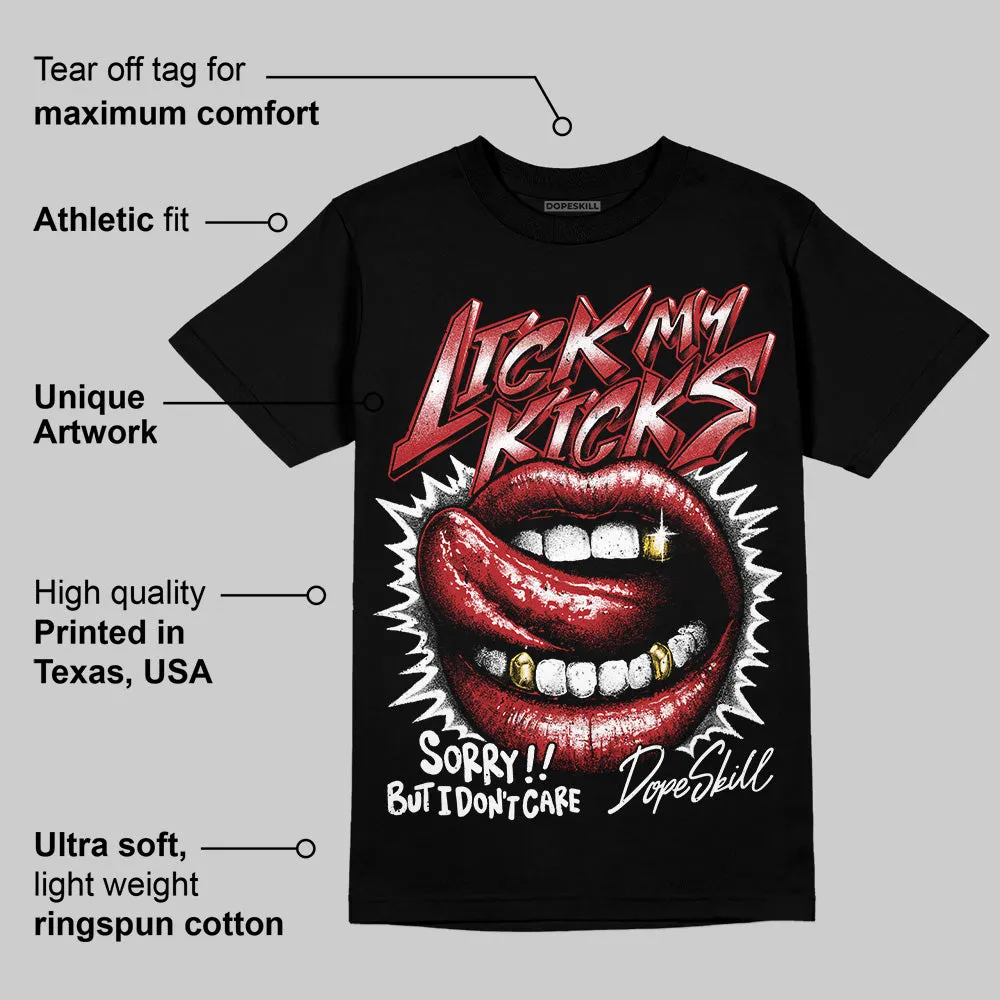 Flu Game 12s DopeSkill T-Shirt Lick My Kicks Graphic sold by DopeSkill product image thumbnail 3