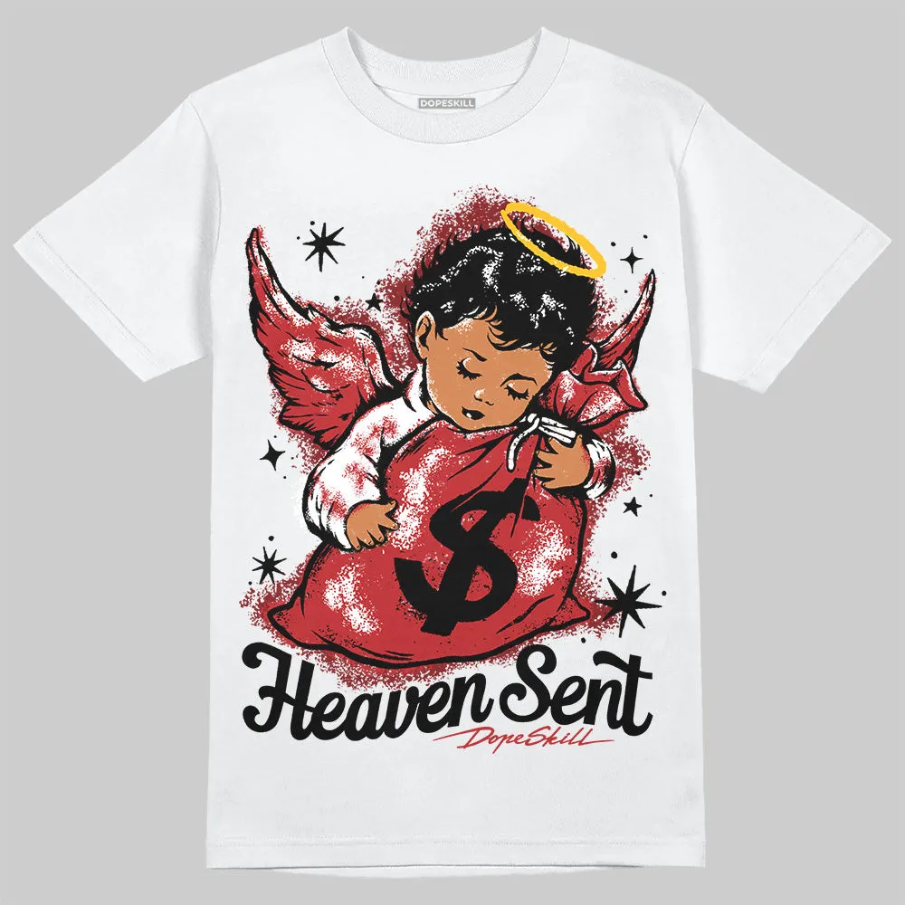Flu Game 12s DopeSkill T-Shirt Heaven Sent Graphic sold by DopeSkill product image thumbnail 2