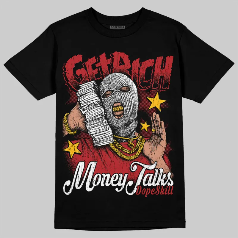 Flu Game 12s DopeSkill T-Shirt Get Rich Graphic sold by DopeSkill
