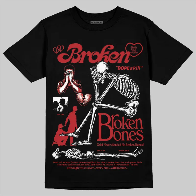 Flu Game 12s DopeSkill T-Shirt Broken Bones Graphic sold by DopeSkill