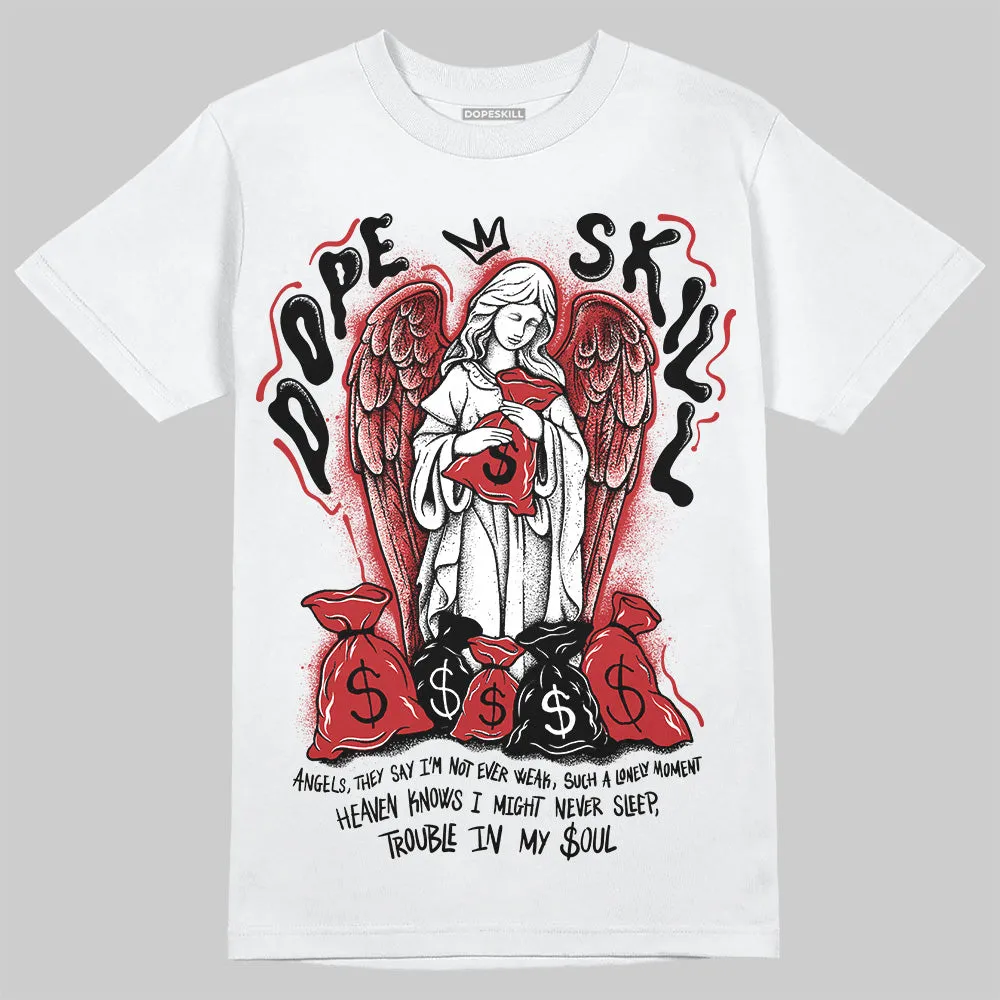 Flu Game 12s DopeSkill T-Shirt Angels Graphic sold by DopeSkill product image thumbnail 2