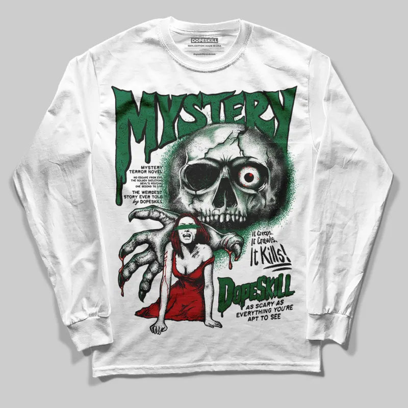 Pine Green 13s DopeSkill Long Sleeve T-Shirt Mystery Ghostly Grasp Graphic sold by DopeSkill