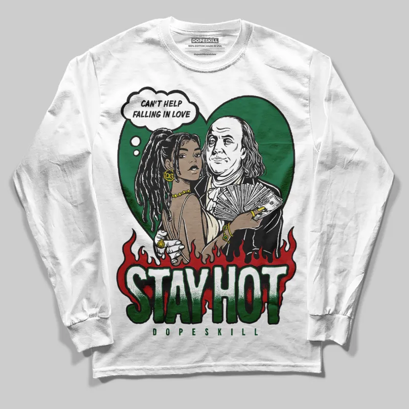 Pine Green 13s DopeSkill Long Sleeve T-Shirt Stay Hot Graphic sold by DopeSkill