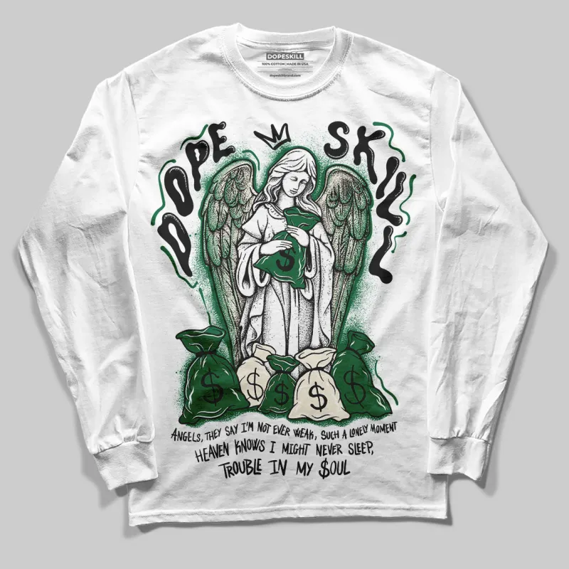 Pine Green 13s DopeSkill Long Sleeve T-Shirt Angels Graphic sold by DopeSkill
