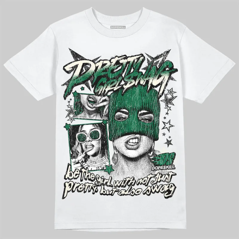 Pine Green 13s DopeSkill T-Shirt Pretty Girl Swag Graphic sold by DopeSkill