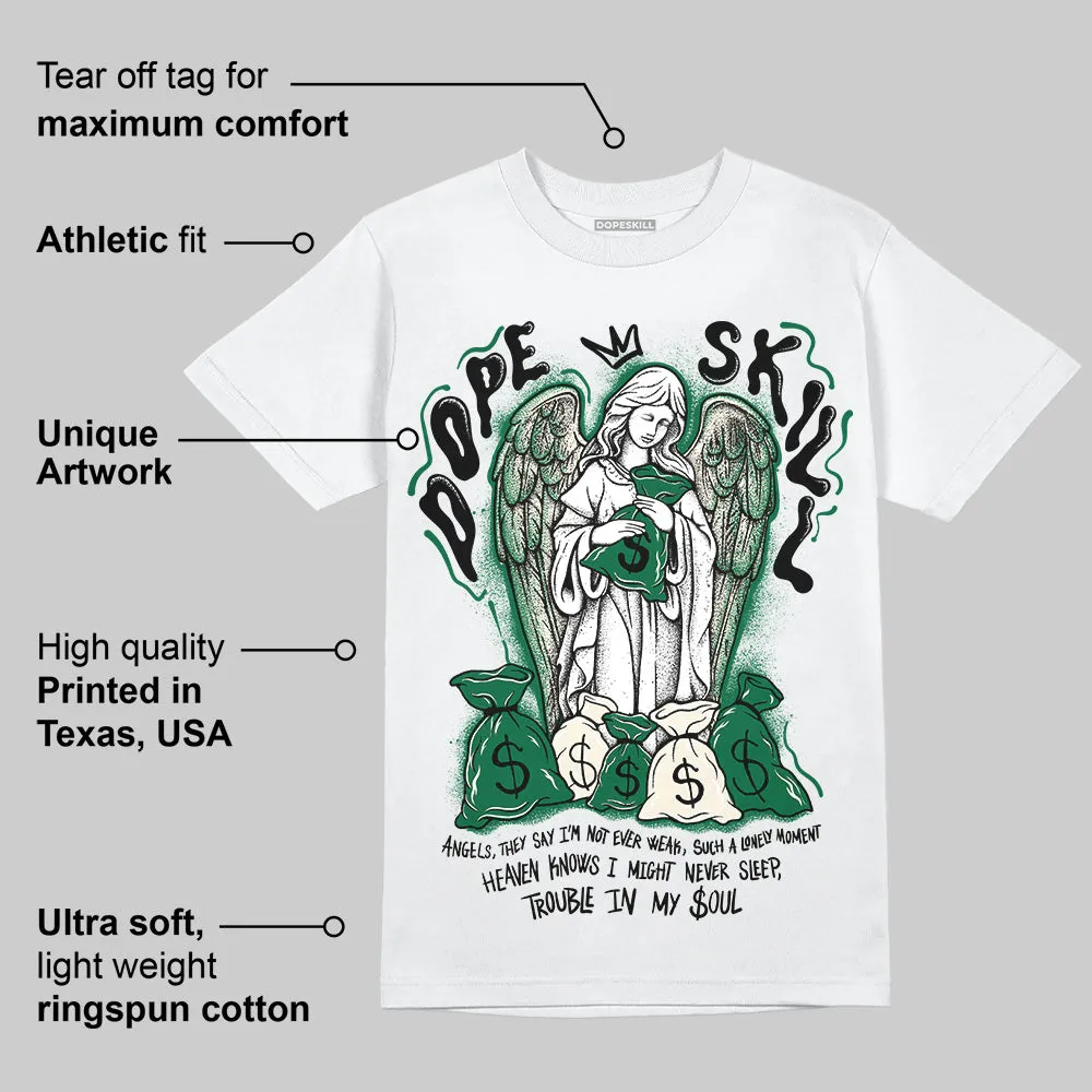 Pine Green 13s DopeSkill T-Shirt Angels Graphic sold by DopeSkill product image thumbnail 4