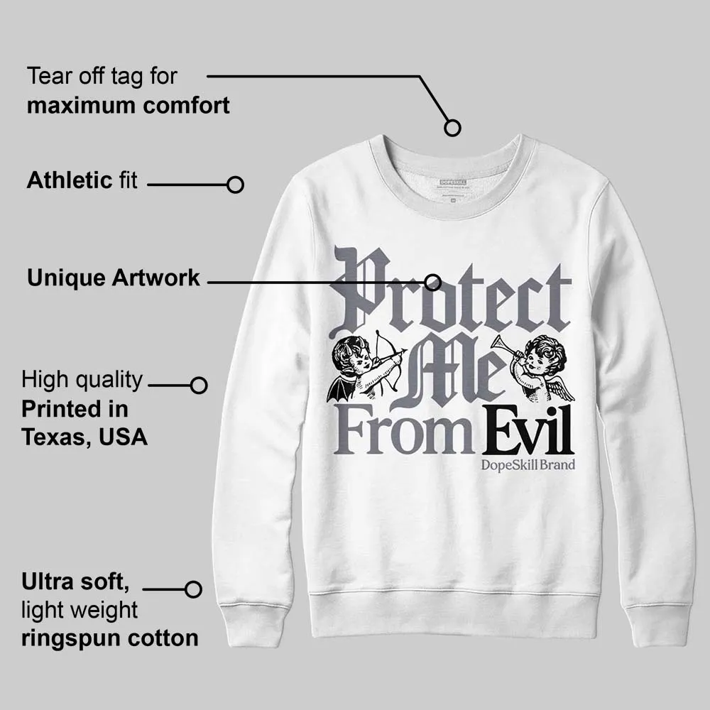 Year Of The Snake 11s DopeSkill Sweatshirt Protect Me From Evil Graphic sold by DopeSkill product image thumbnail 3