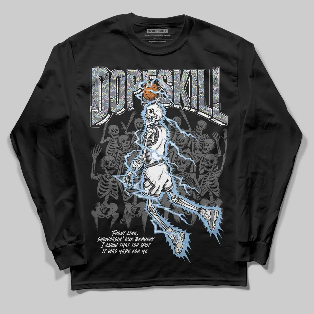 Year Of The Snake 11s DopeSkill Long Sleeve T-Shirt Thunder Dunk Graphic sold by DopeSkill product image thumbnail 2