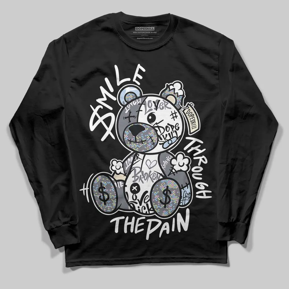 Year Of The Snake 11s DopeSkill Long Sleeve T-Shirt Smile Through The Pain Graphic sold by DopeSkill product image thumbnail 2