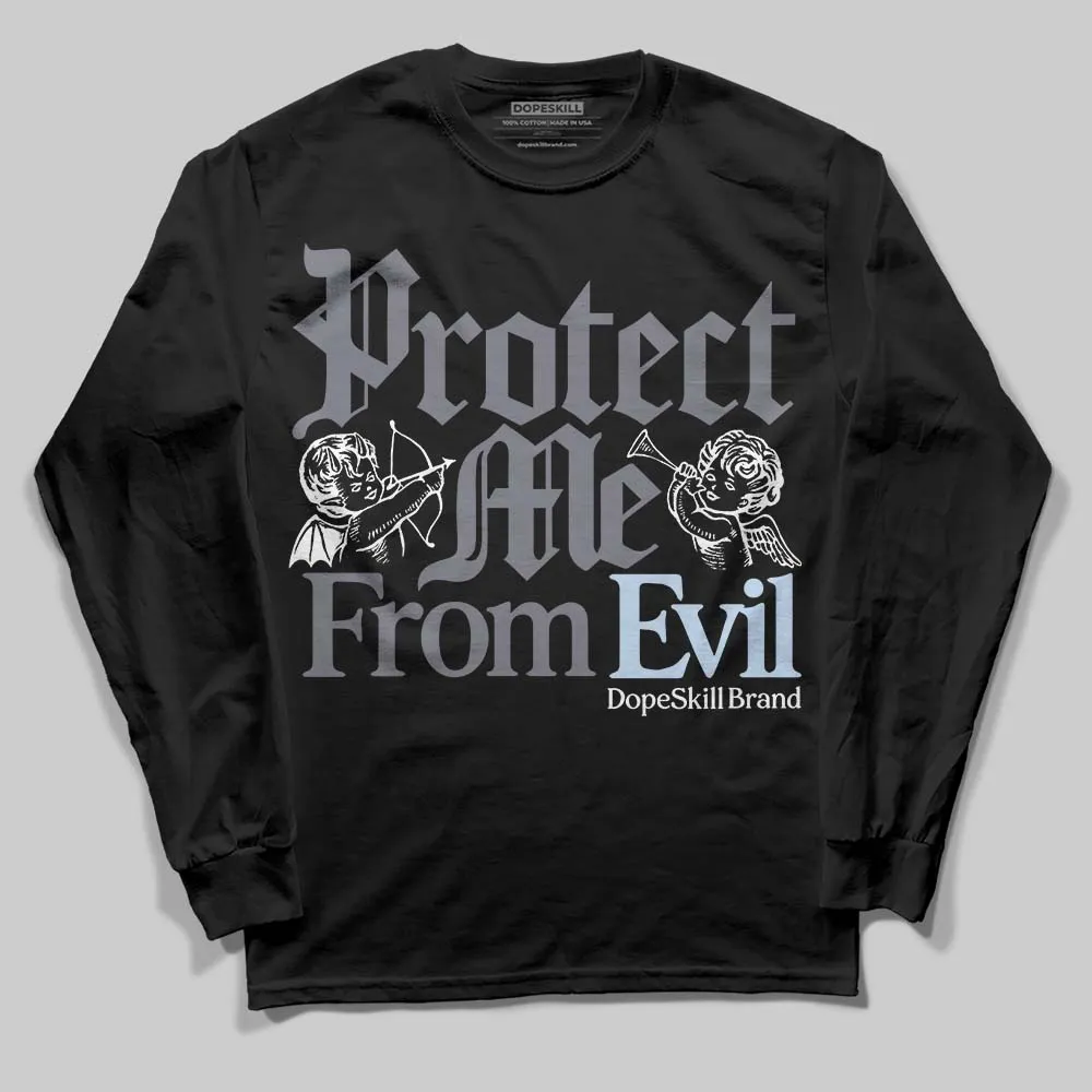 Year Of The Snake 11s DopeSkill Long Sleeve T-Shirt Protect Me From Evil Graphic sold by DopeSkill product image thumbnail 2
