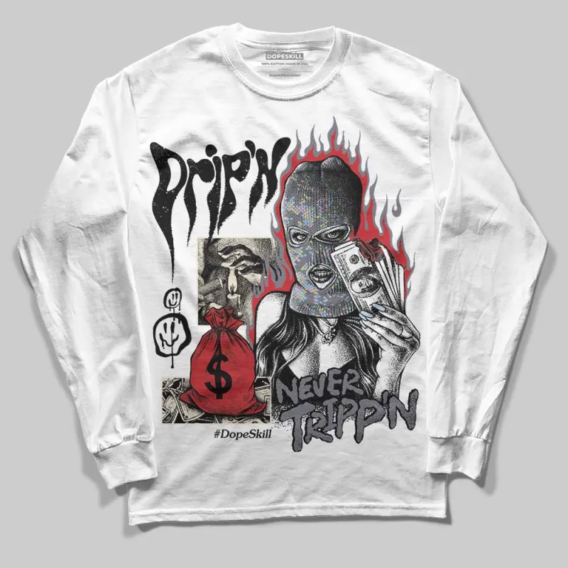 Year Of The Snake 11s DopeSkill Long Sleeve T-Shirt Drip'n Never Tripp'n Graphic sold by DopeSkill