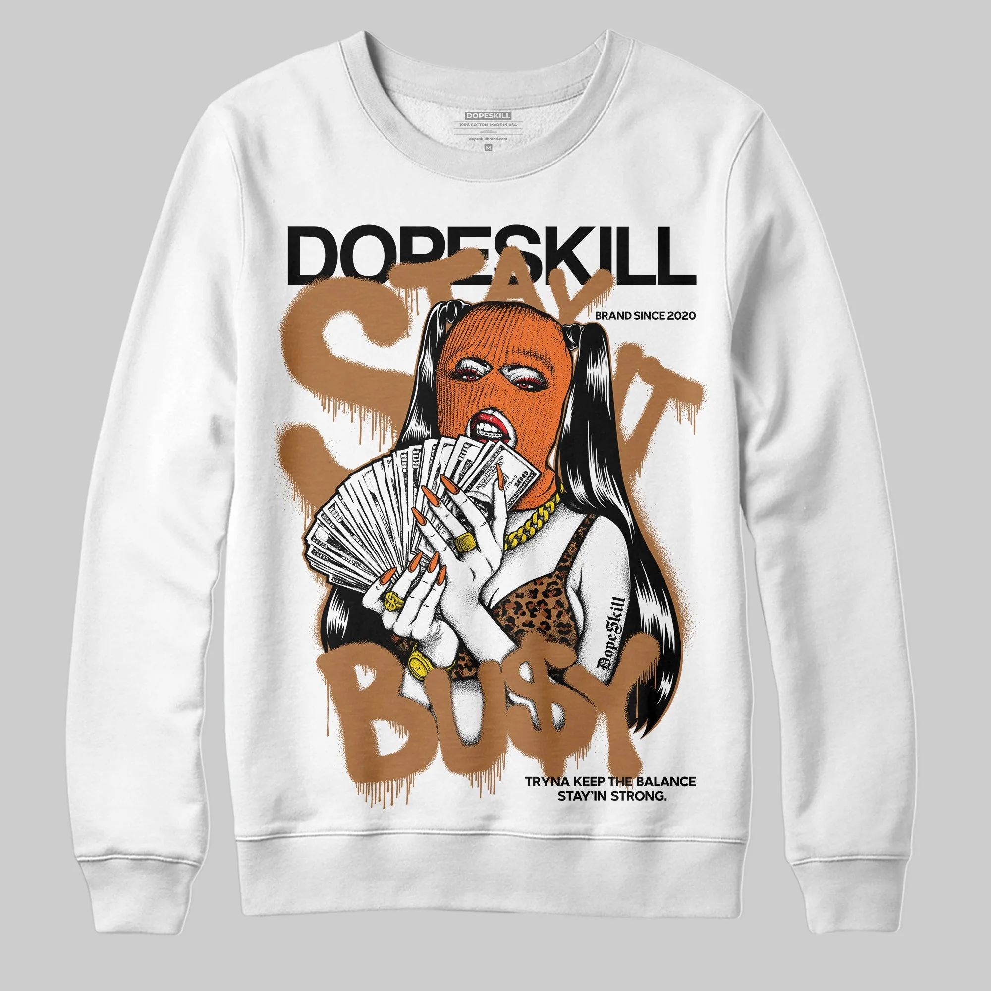 Samba Leopard Pack Preloved Red DopeSkill Sweatshirt Stay It Busy Graphic sold by DopeSkill