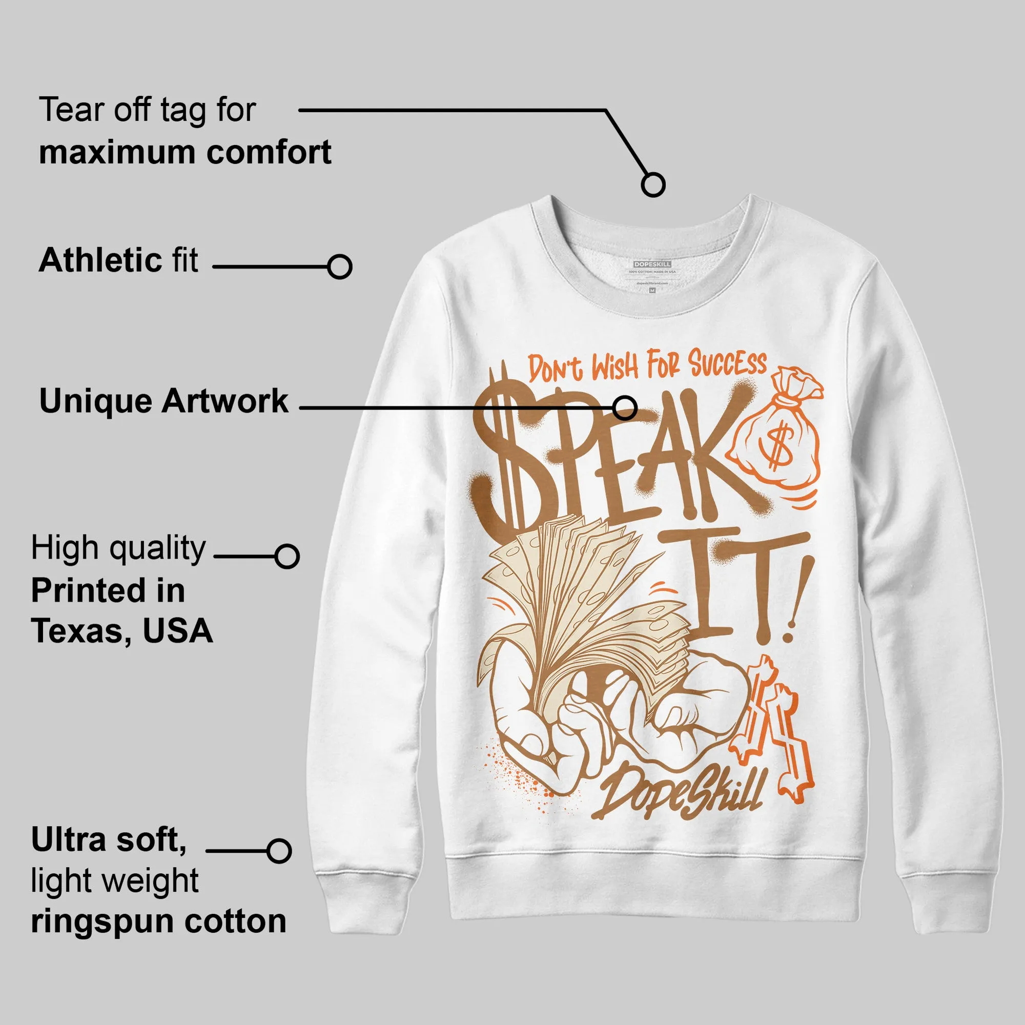 Samba Leopard Pack Preloved Red DopeSkill Sweatshirt Speak It Graphic sold by DopeSkill product image thumbnail 3