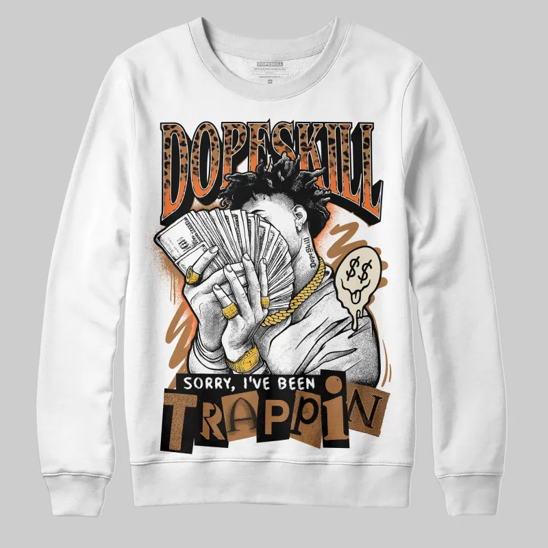 Samba Leopard Pack Preloved Red DopeSkill Sweatshirt Sorry I've Been Trappin Graphic sold by DopeSkill