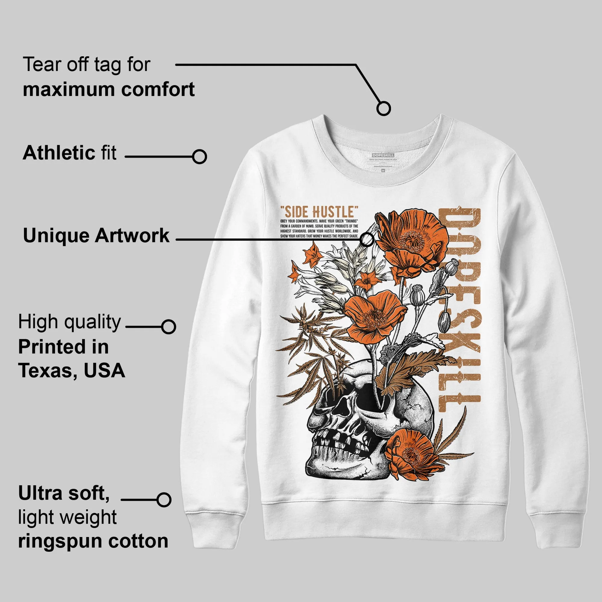 Samba Leopard Pack Preloved Red DopeSkill Sweatshirt Side Hustle Graphic sold by DopeSkill product image thumbnail 3