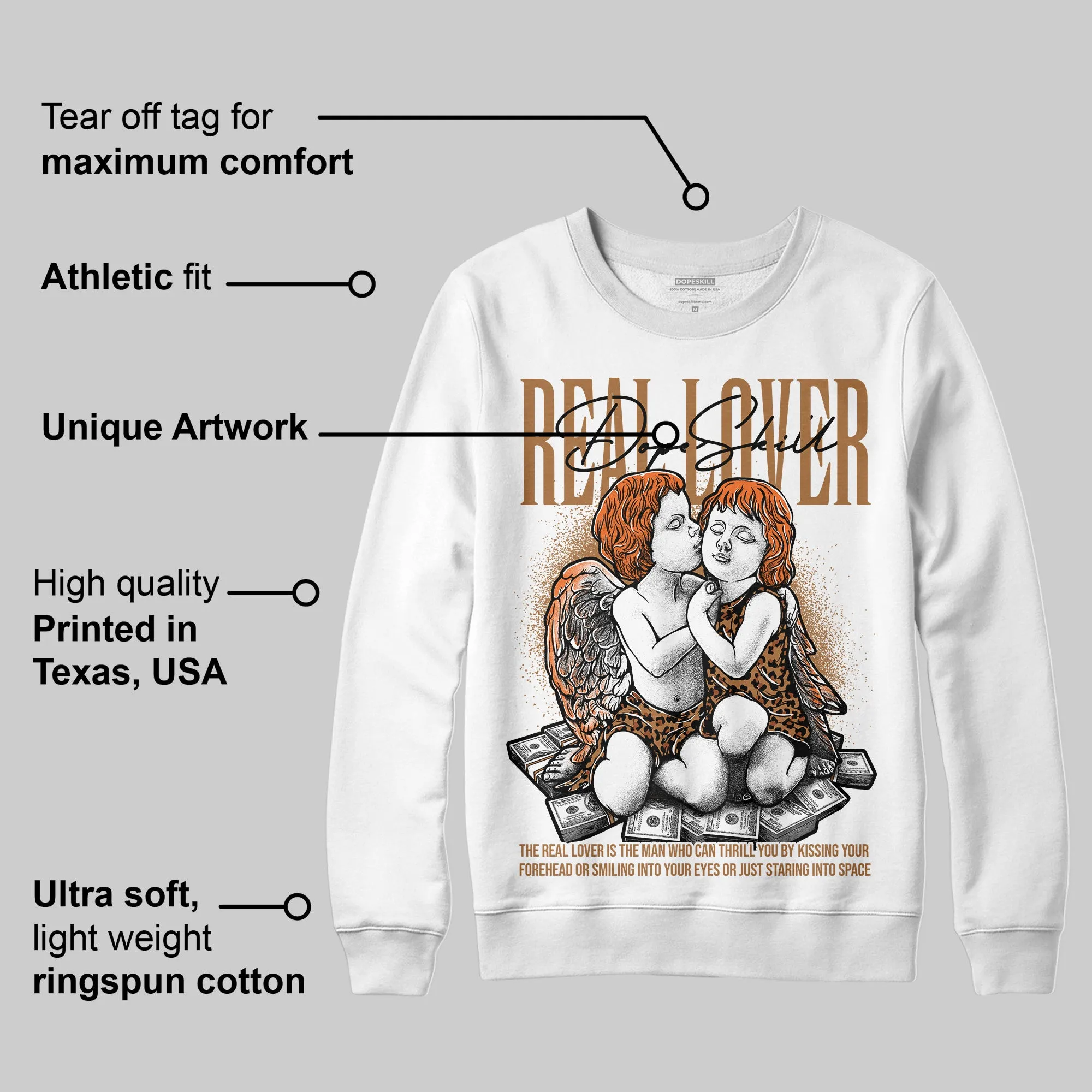 Samba Leopard Pack Preloved Red DopeSkill Sweatshirt Real Lover Graphic sold by DopeSkill product image thumbnail 3