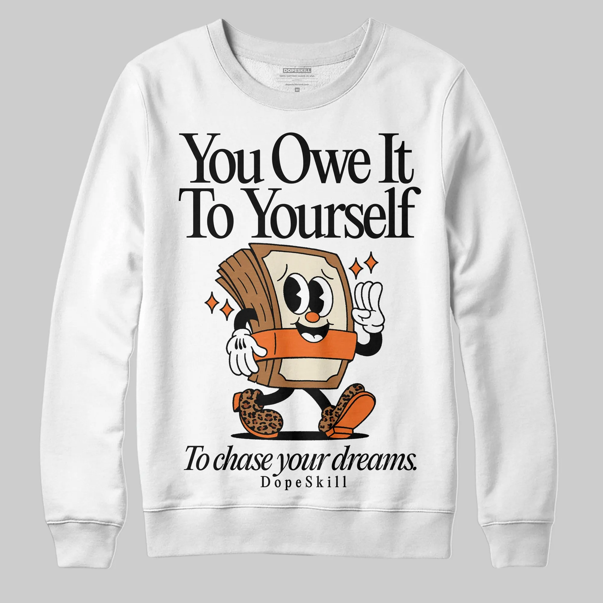 Samba Leopard Pack Preloved Red DopeSkill Sweatshirt Owe It To Yourself Graphic sold by DopeSkill