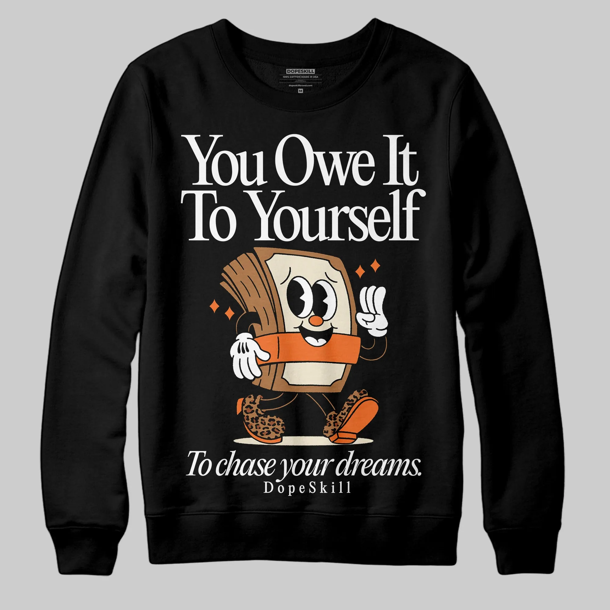 Samba Leopard Pack Preloved Red DopeSkill Sweatshirt Owe It To Yourself Graphic sold by DopeSkill product image thumbnail 2