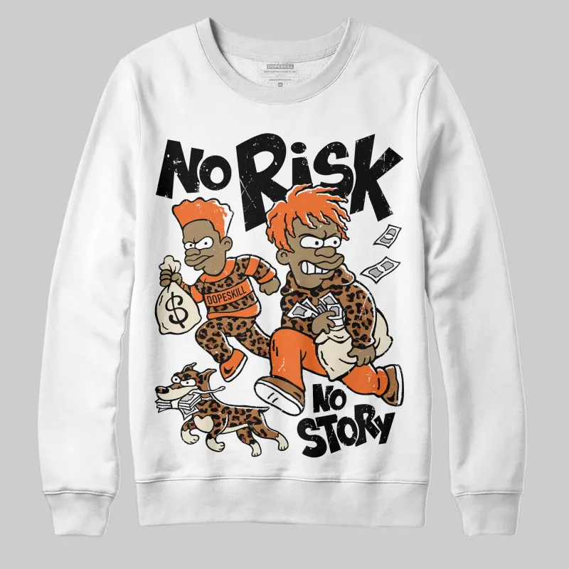 Samba Leopard Pack Preloved Red DopeSkill Sweatshirt No Risk No Story Graphic sold by DopeSkill