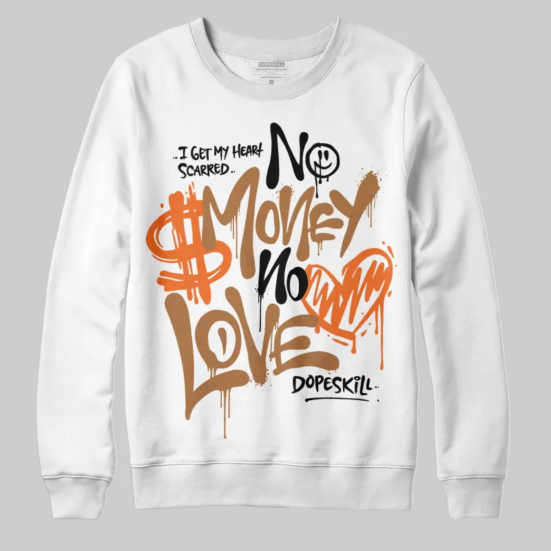 Samba Leopard Pack Preloved Red DopeSkill Sweatshirt No Money No Love Typo Graphic sold by DopeSkill