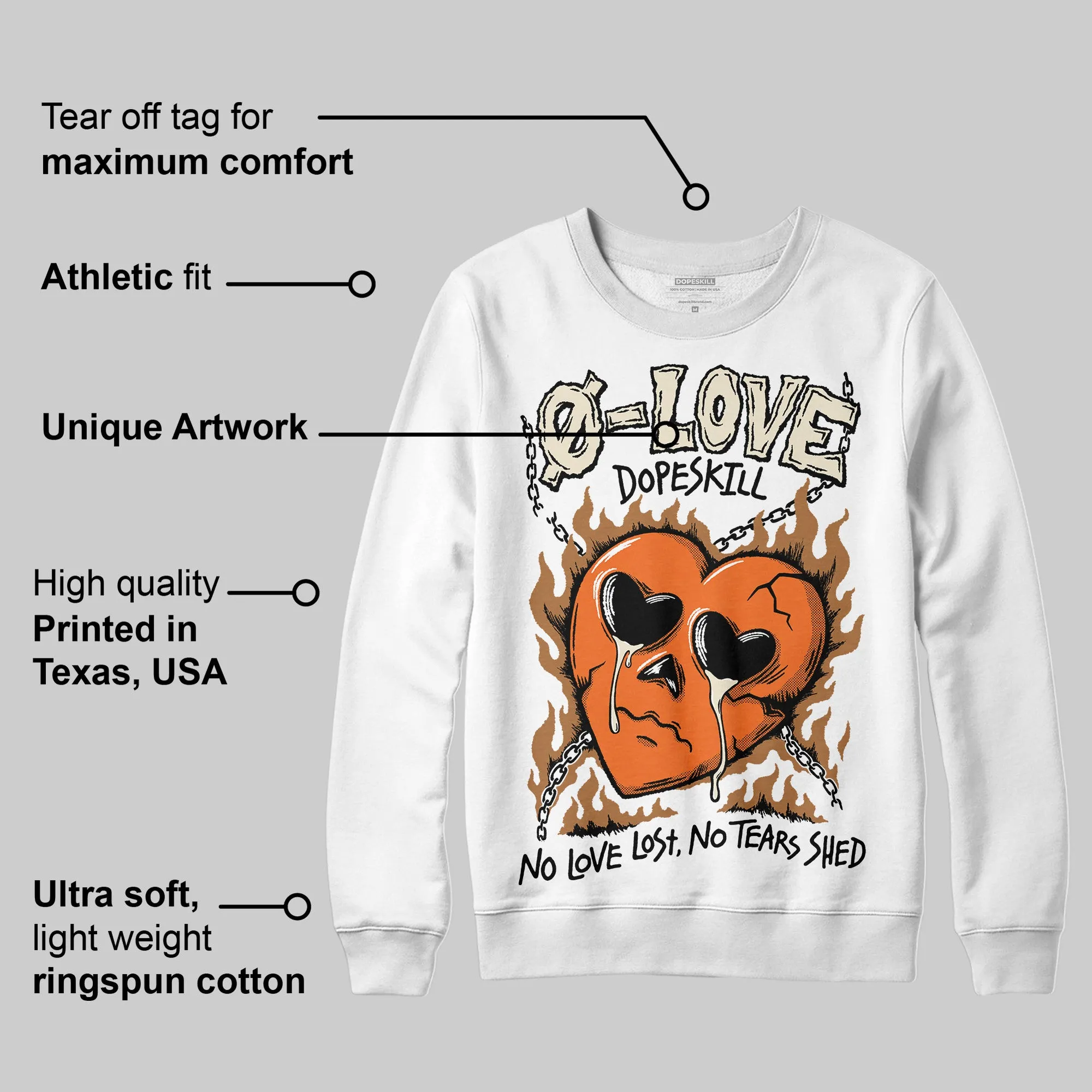 Samba Leopard Pack Preloved Red DopeSkill Sweatshirt Crying Heart Graphic sold by DopeSkill product image thumbnail 3