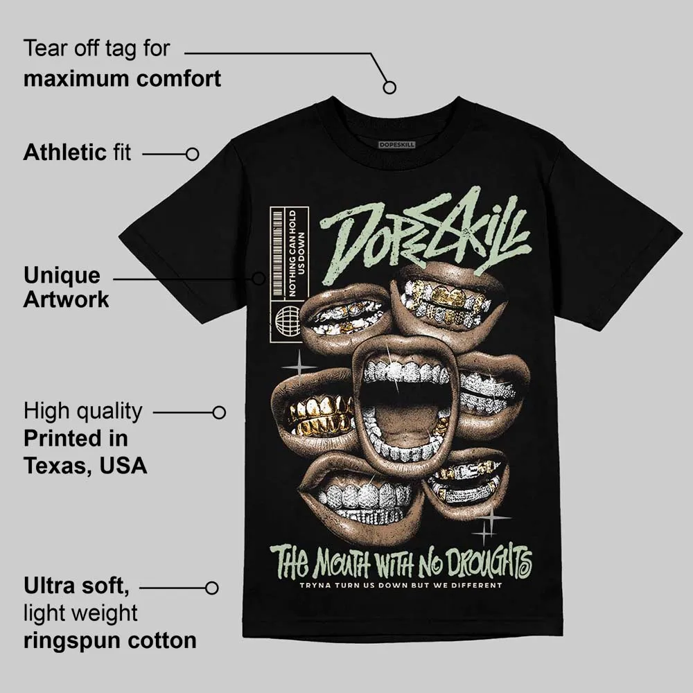 Seafoam 4s 2025 DopeSkill T-Shirt The Mouth With No Droughts Graphic sold by DopeSkill product image thumbnail 3