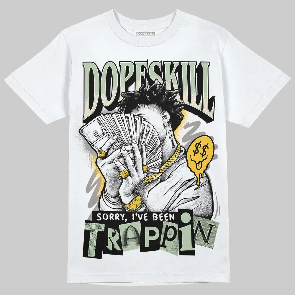 Seafoam 4s 2025 DopeSkill T-Shirt Sorry I've Been Trappin Graphic sold by DopeSkill product image thumbnail 2