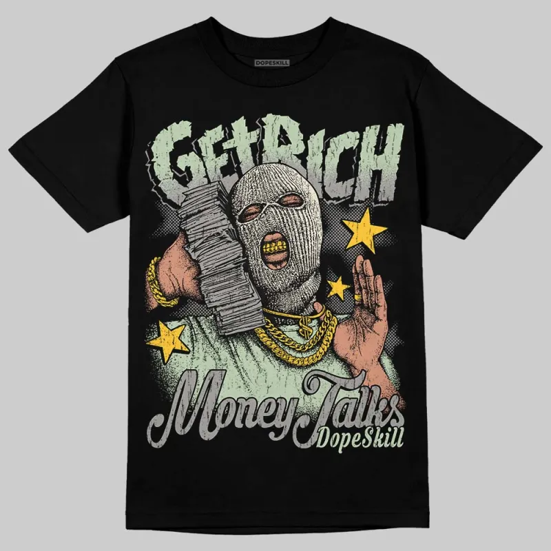 Seafoam 4s 2025 DopeSkill T-Shirt Get Rich Graphic sold by DopeSkill
