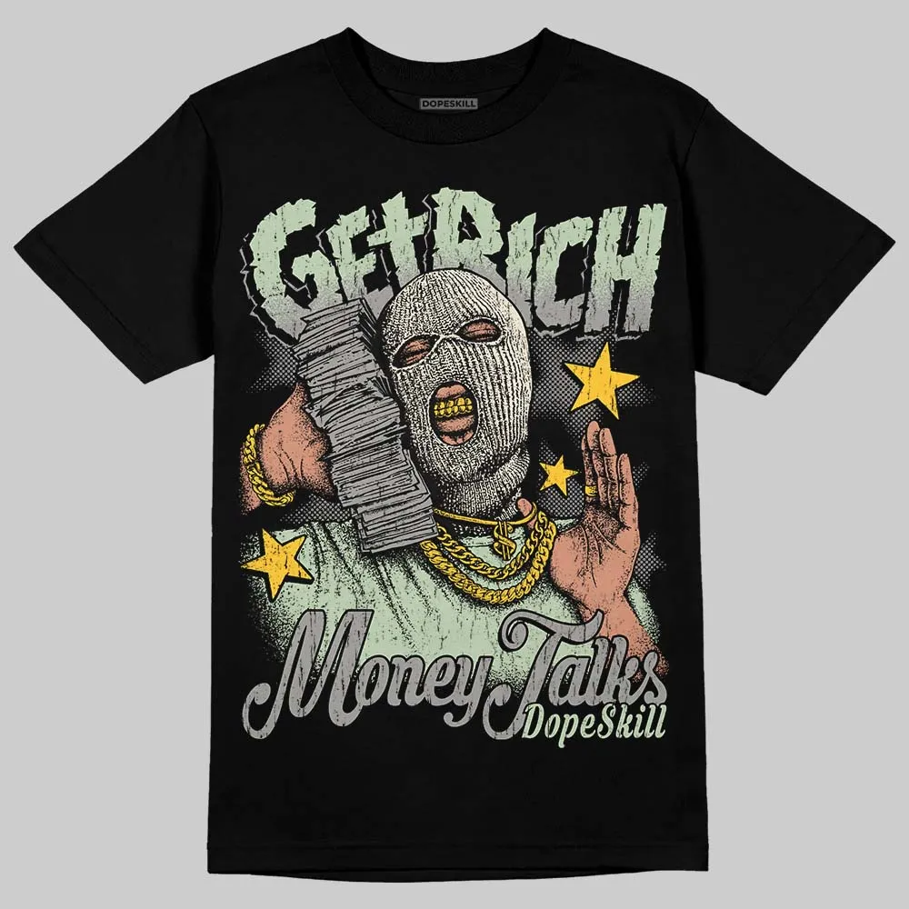 Seafoam 4s 2025 DopeSkill T-Shirt Get Rich Graphic sold by DopeSkill