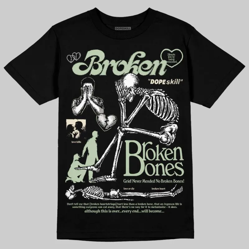 Seafoam 4s 2025 DopeSkill T-Shirt Broken Bones Graphic sold by DopeSkill